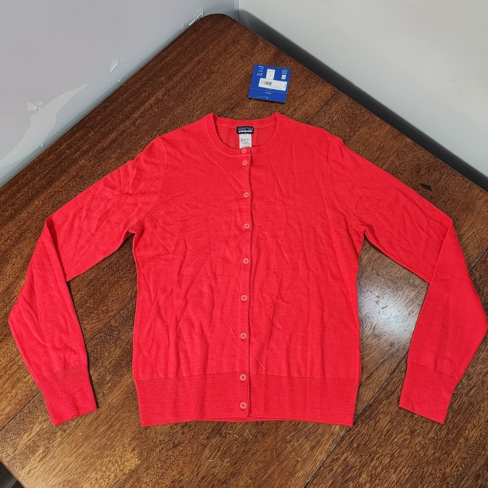Patagonia Women's Merino Cardigan Sweater Medium Slim Fit  Nwt
